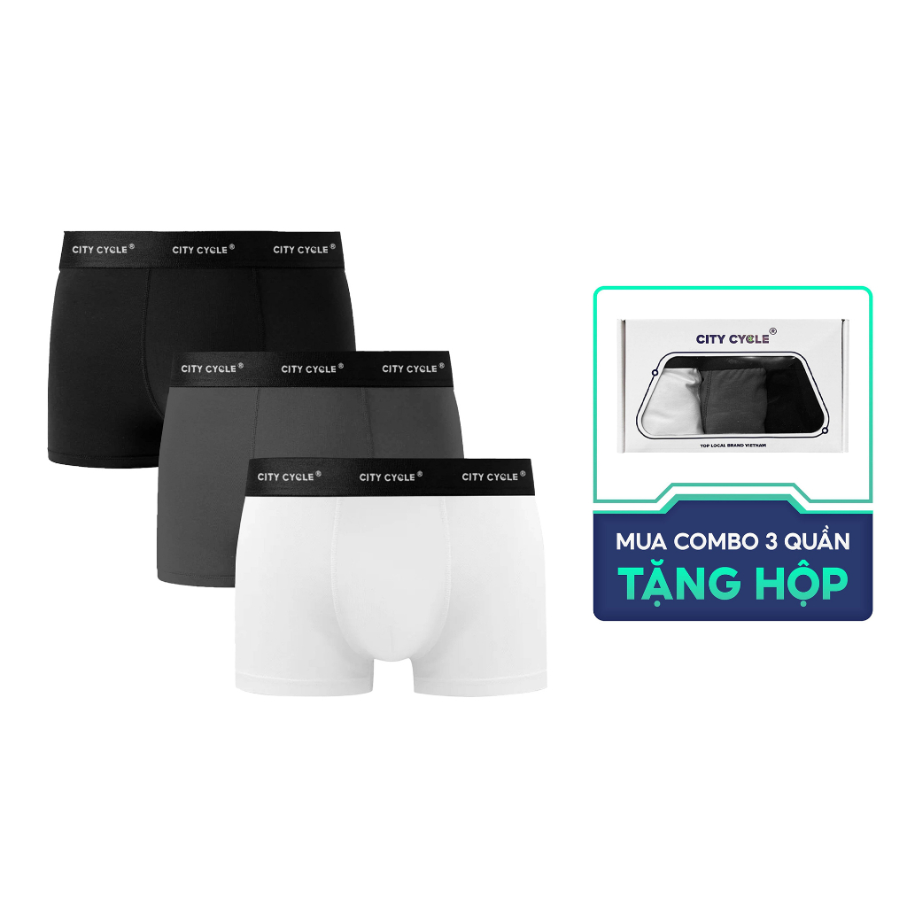 Quần sịp nam Boxer Rocket Local Brand chất cotton kháng khuẩn City Cycle