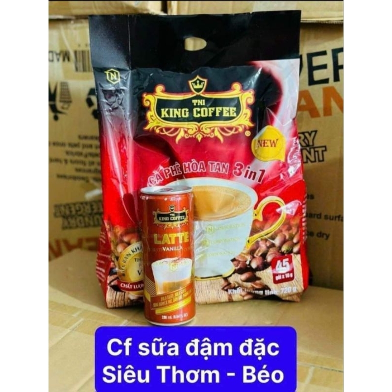 Cà phê hòa tan 3in1 King coffee
