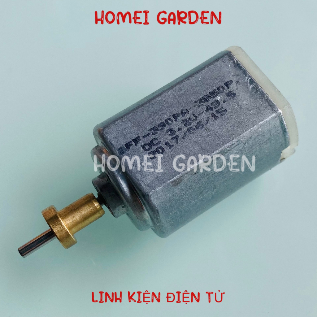 Motor mini 390 DC 3V 3,7V từ tính mạnh tốc độ 6500 - 7500 RPM cho máy làm tóc tông đơ thiết bị làm đẹp -  HM0125