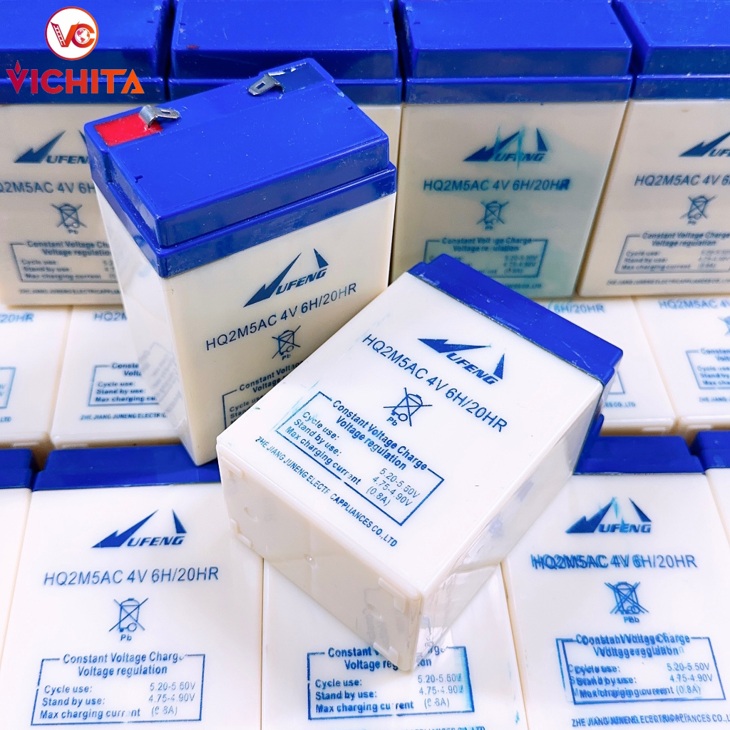 Giá tốt nhất vichita  Ắc quy 4V 4AH, Bình Ắc quy khô  giá tốt giá tốt