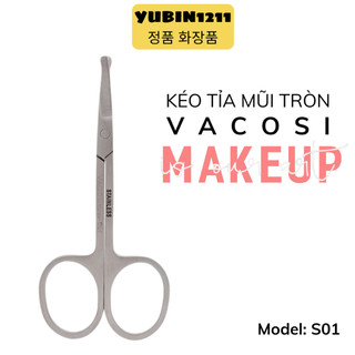 Kéo tỉa mũi tròn vacosi s01 tỉa lông mũi lông mày