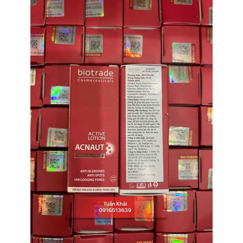 Kem chấm mụn Biotrade chấm mụn giảm mụn sưng viêm, mờ thâm Bulgaria