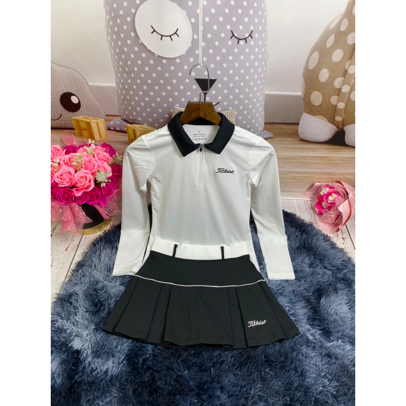 Sét áo dài tay và chân váy siêu xinh, chất đẹp xịn mà giá quá yêu