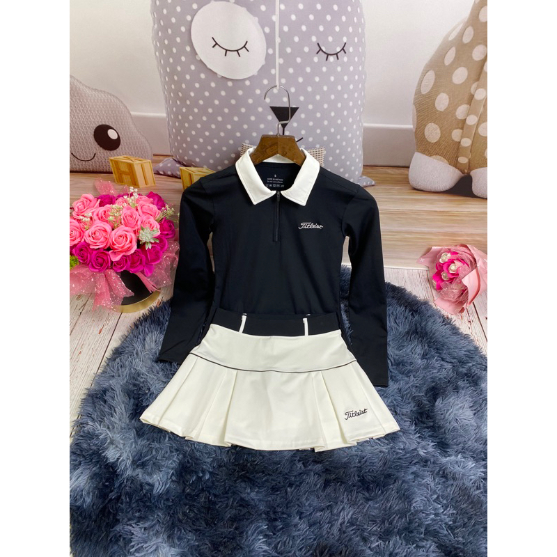 Sét áo dài tay và chân váy siêu xinh, chất đẹp xịn mà giá quá yêu