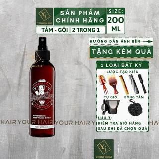 Xịt tăng độ phồng tóc Dapper Dan Sea Salt Spray - 200ml