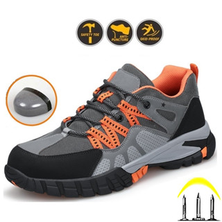 (Mũi Thép-Đế Kevlar)Giày Bảo Hộ Lao Động ,Giày Công Trình Dáng Thể Thao GBH06 -Chống Đinh,Tăng Ma Sát