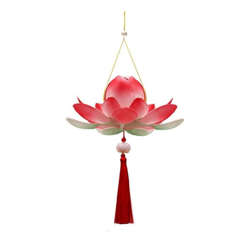 ĐÈN LỒNG HOA SEN CÓ ĐÈN