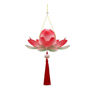 Đèn lồng hoa sen có đèn