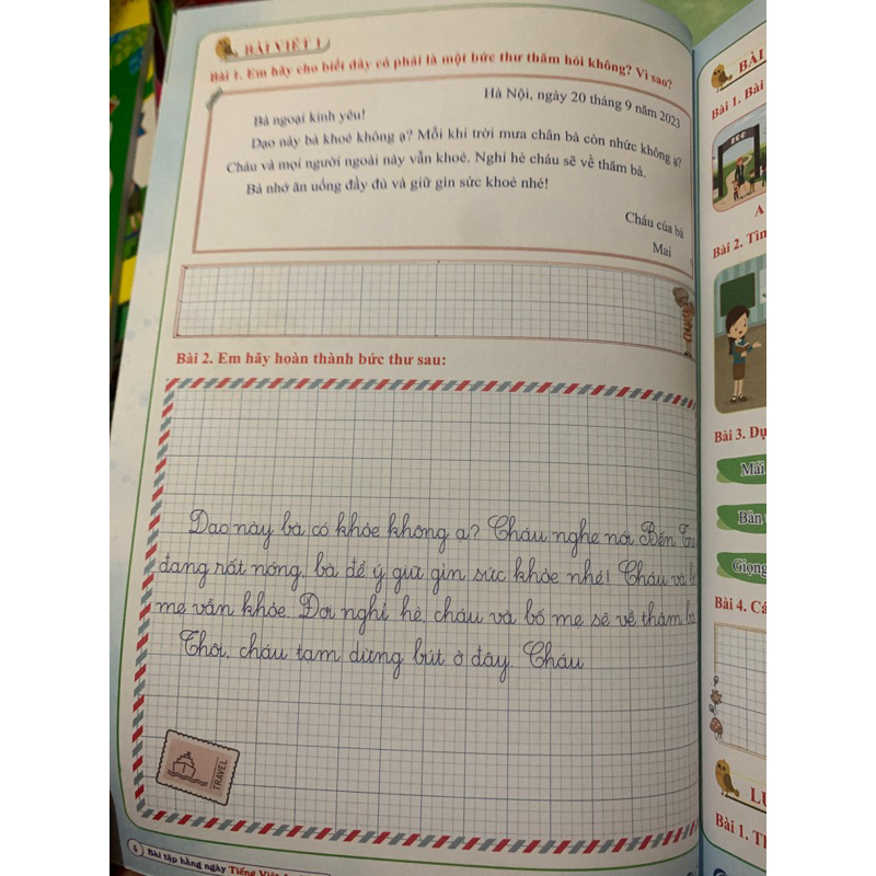 Sách -Bài tập hằng ngày Tiếng Việt 4 Tập 2