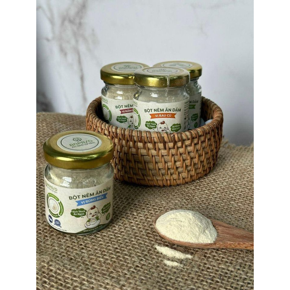 Bột nêm ăn Anpaso cho bé 60gr-XanhSam Natural & Organic