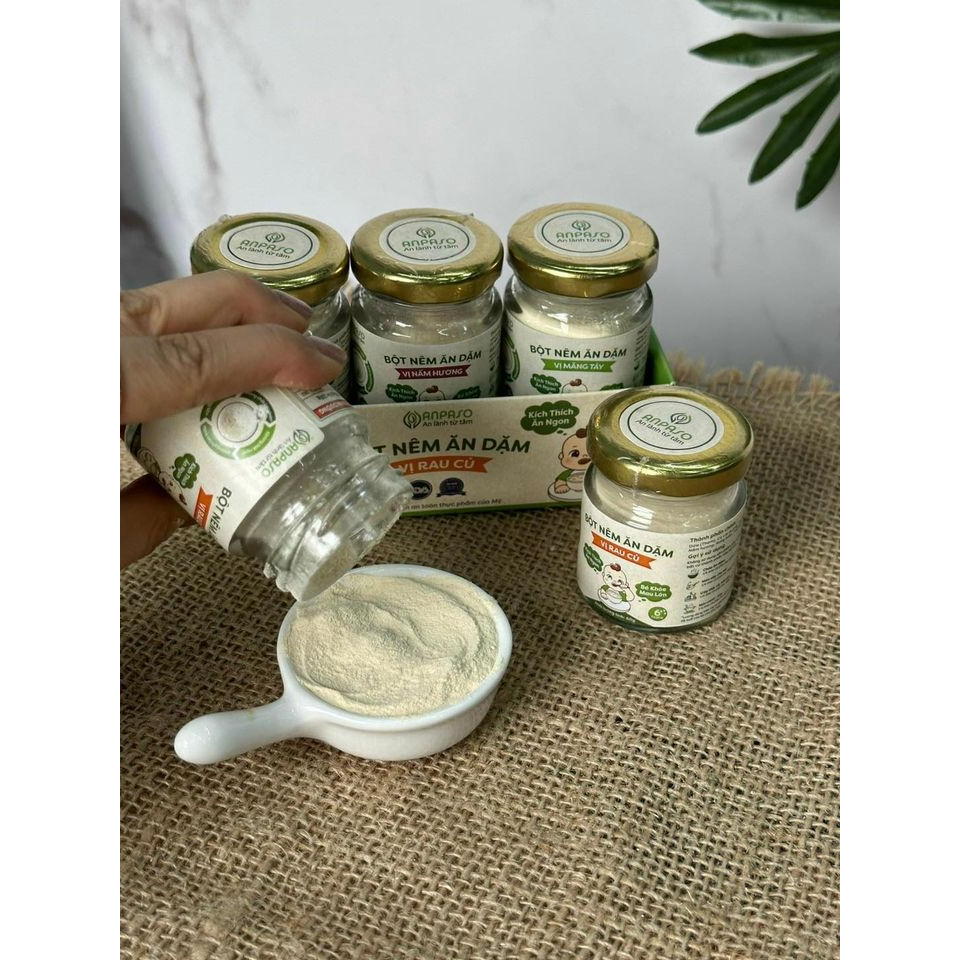 Bột nêm ăn Anpaso cho bé 60gr-XanhSam Natural & Organic