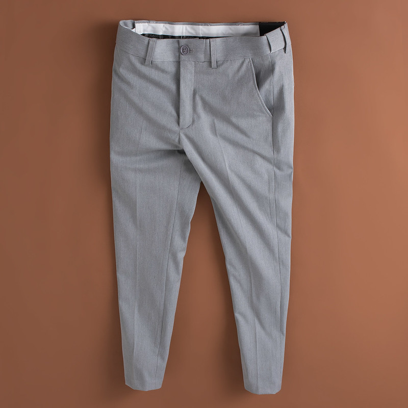 Quần âu slim-fit điều chỉnh cạp trơn thương hiệu TORANO EABT016