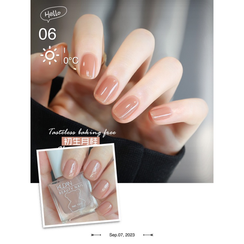 Sơn gel lạnh tự khô màu thạch kudan