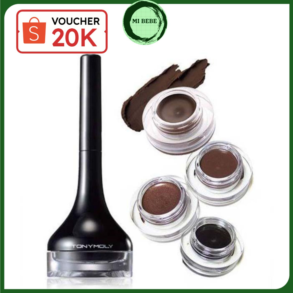 Kẻ Mắt Dạng Gel TonyMoly Backstage Gel Eyeliner chống nước lâu trôi 4g