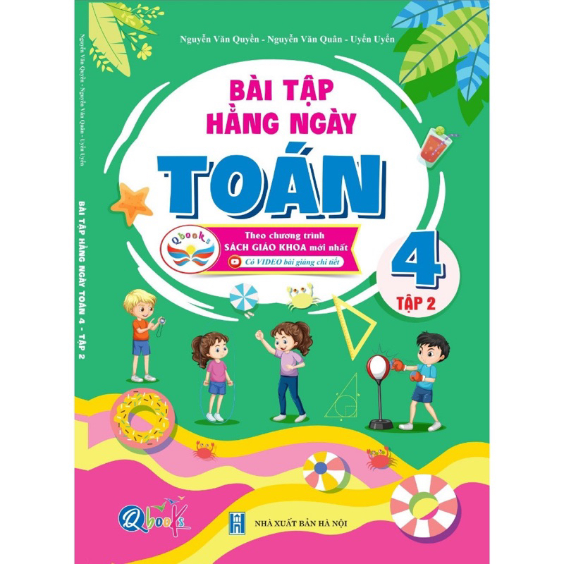 Sách -Bài tập hằng ngày Tiếng Việt+ Toán 4 Tập 2
