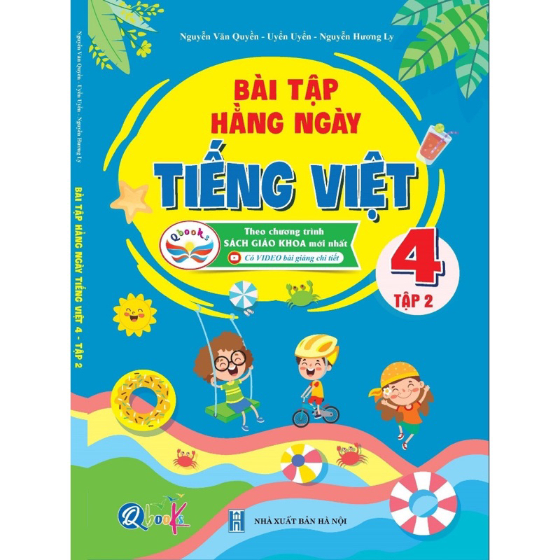 Sách -Bài tập hằng ngày Tiếng Việt+ Toán 4 Tập 2