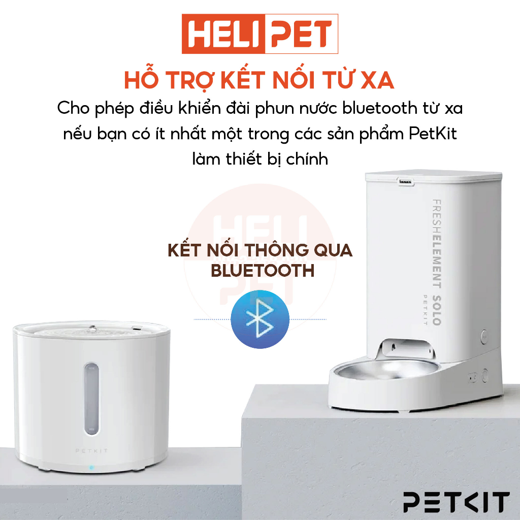 [Có App] Máy Lọc Nước Cho Mèo Bơm Không Dây PETKIT Solo 2 - HeLiPet