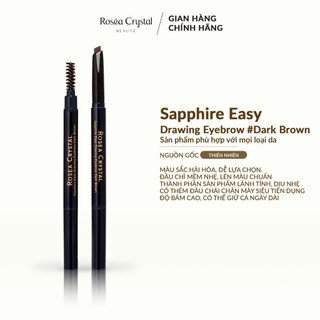 Chì kẻ lông mày Sapphire Easy Drawing Eyebrow tone nâu gỗ Dark Brown