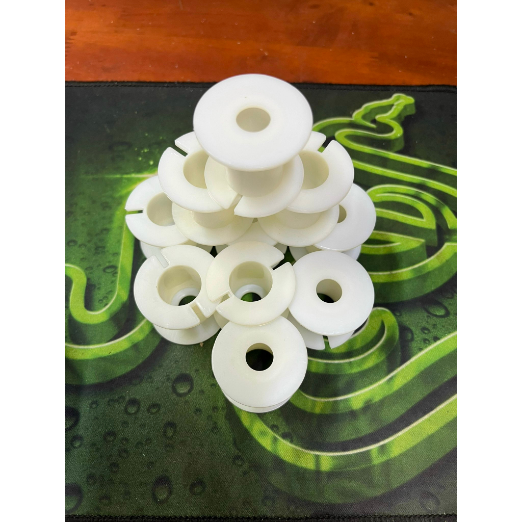 Combo 10 lõi nhựa ABS quấn cuộn cảm phân tần loa 2 đầu tròn