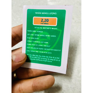  Tem Năng Lượng dán xe máy  Vario Air Blade SH Mode Wave Lead Vision SH 150 160 