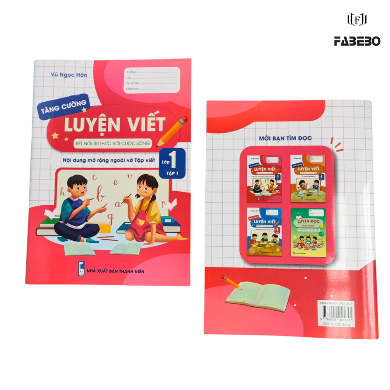 Sách - Luyện Viết tăng cường lớp 1 tập 1 - Mội dung mở rộng ngoài vở Tập viết - Kết nối
