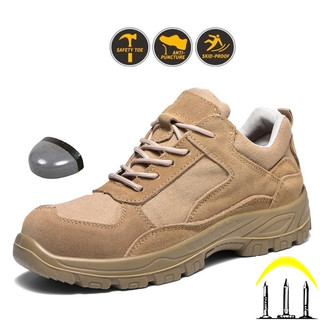 Giày Nam Sneaker Thể Thao -Giày Bảo Hộ Lao Động Đế Sắt Mũi thép BH9 giày tập -đi công trường- công trình-leo núi