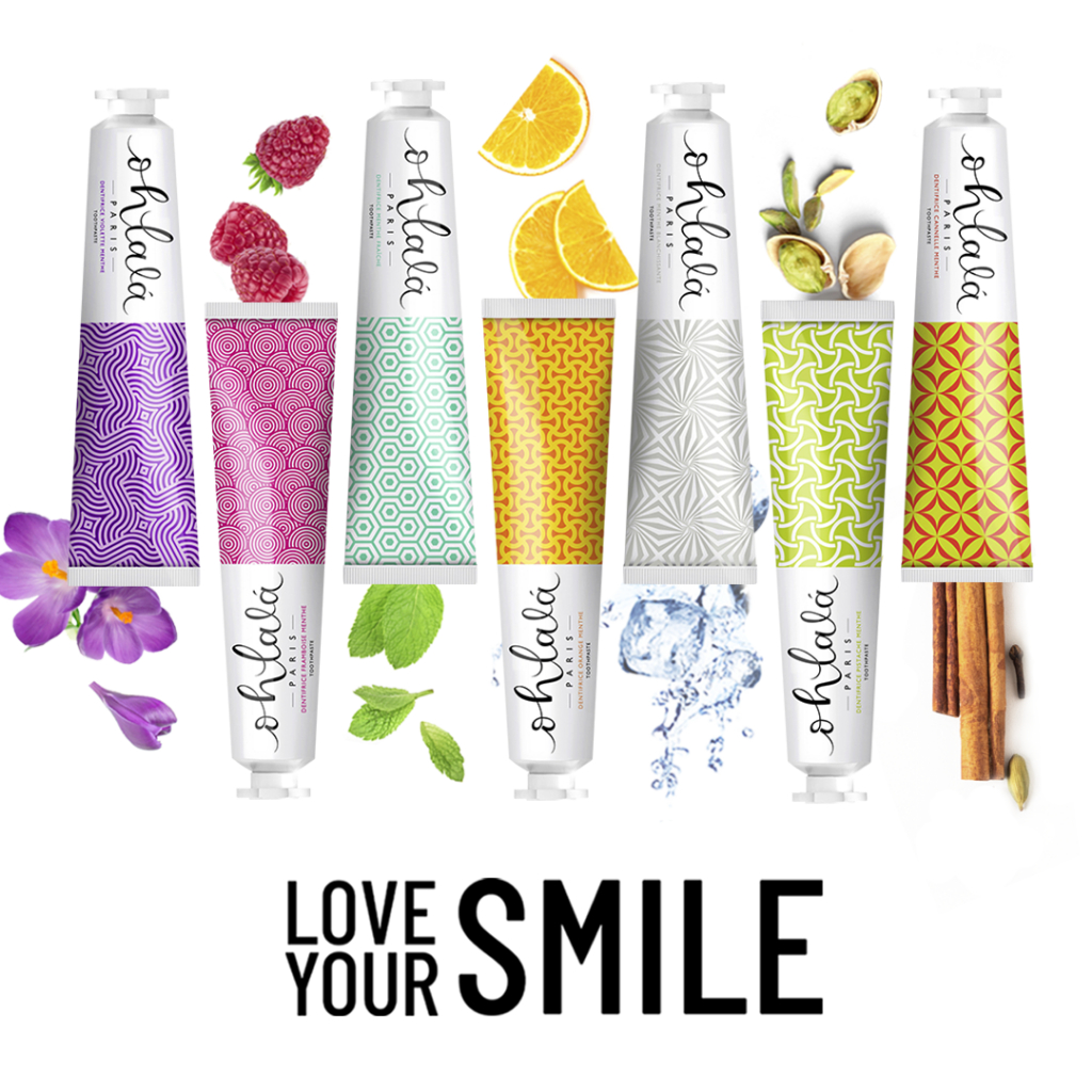 Kem đánh răng thiên nhiên OHLALA ngăn ngừa sâu răng, trắng răng tự nhiên 75ml