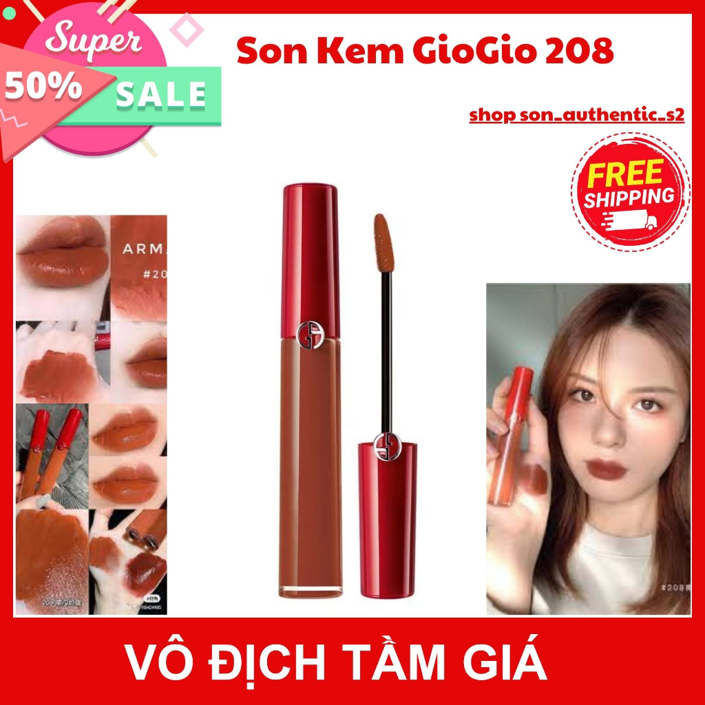 Son Kem Giorgio Armani Lip Maestro 209 Pazzalo Nâu Chocolate