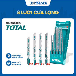 Bộ lưỡi cưa lọng tổng hợp Total, combo 5 - 15 lưỡi cưa lọng đa năng, sử dụng cưa nhôm, gỗ, kim loại - Thinksafe
