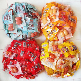 1 bịch 50 gói xúc xích sụn gà mini