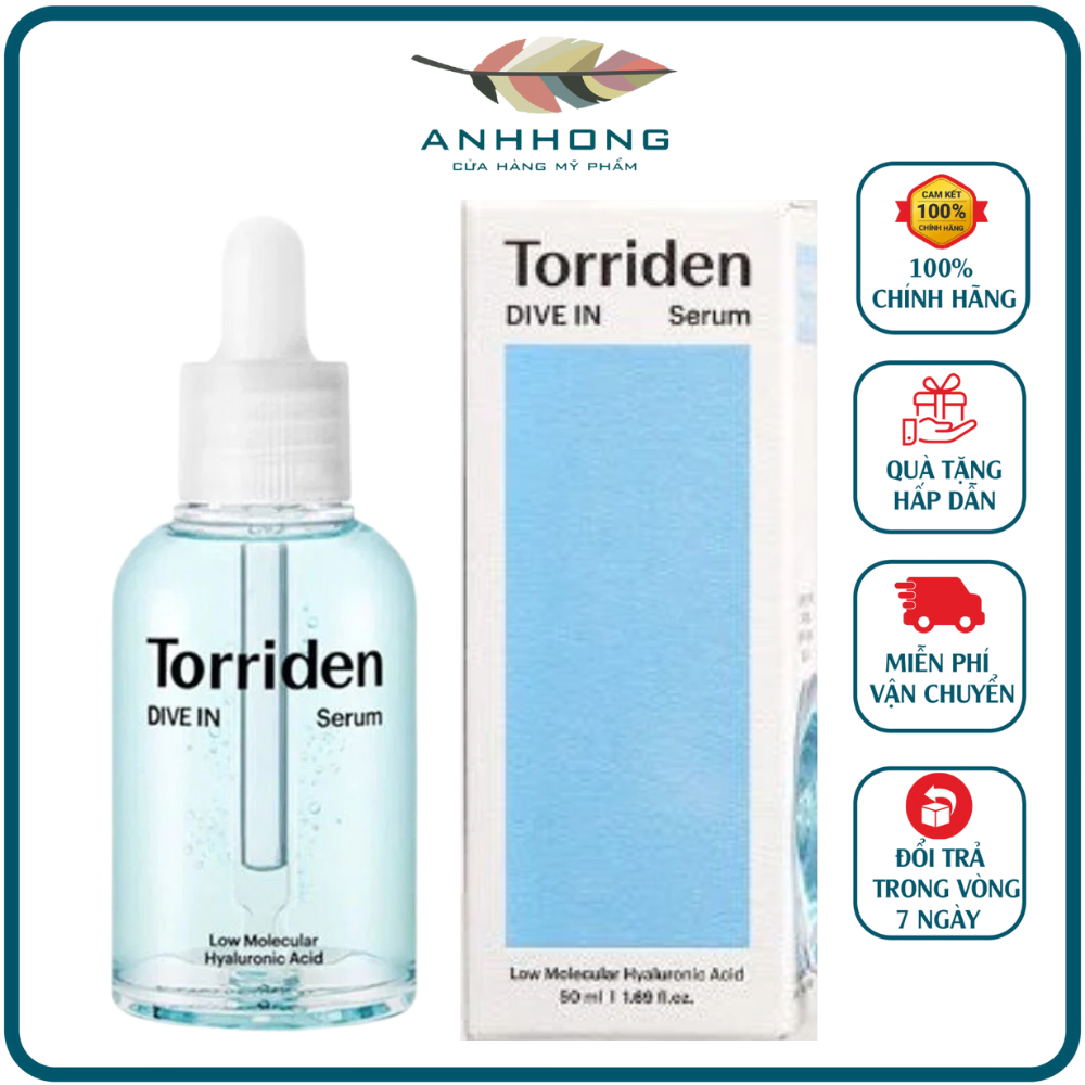 Tinh chất siêu cấp nước và phục hồi Torriden DIVE-IN Serum