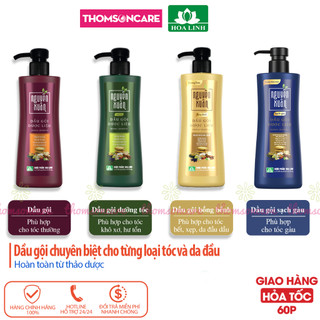 Dầu gội Nguyên Xuân từ thảo dược, từ bưởi, bồ kết, ngăn rụng tóc, hết gàu, giảm ngứa - có vòi