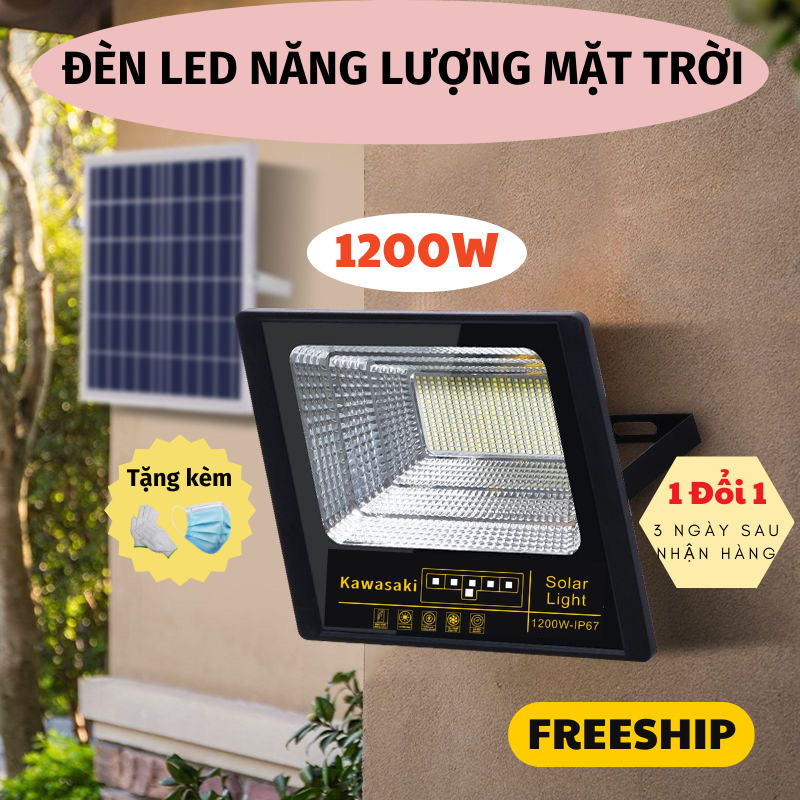 Đèn Năng Lượng Mặt Trời KAWASAKI Chống Nước Siêu Tốt Đèn TOKI