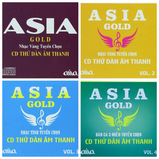 Combo 4 cd nhạc vàng tuyển chọn asia test loa