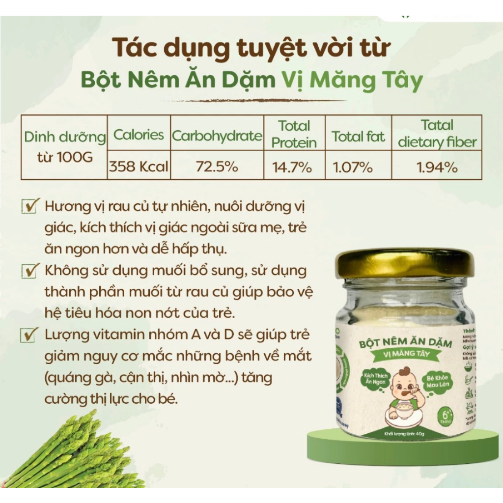 Bột nêm ăn Anpaso cho bé 60gr-XanhSam Natural & Organic