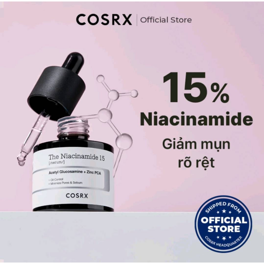Tinh chất  Cosrx The Hyaluronic Acid 3/ The Vitamin C 23/ The Niacinamide 15/ 6 Peptide Skin Booster Serum