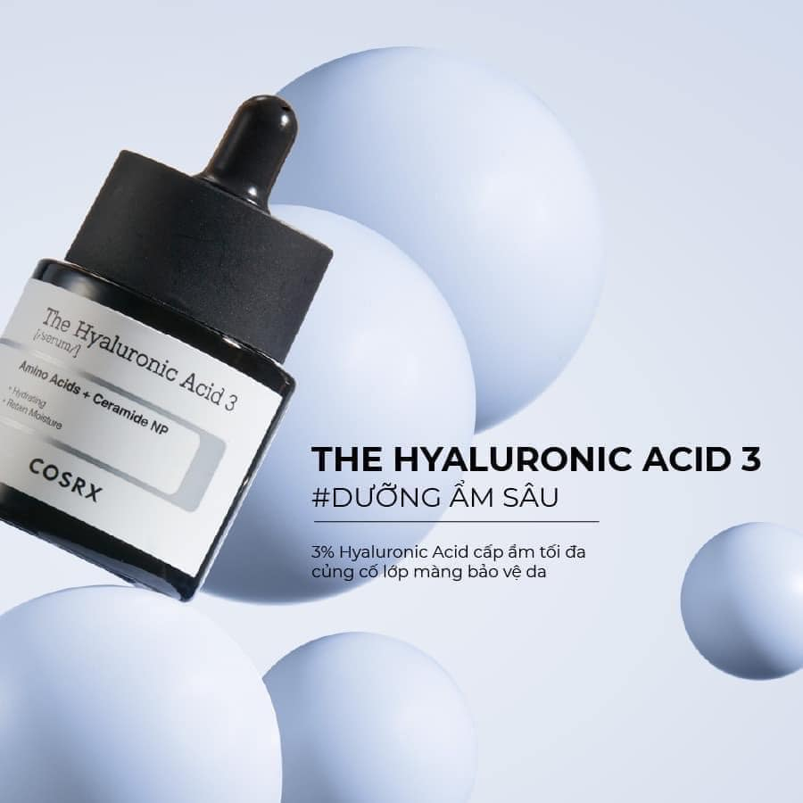 Tinh chất  Cosrx The Hyaluronic Acid 3/ The Vitamin C 23/ The Niacinamide 15/ 6 Peptide Skin Booster Serum