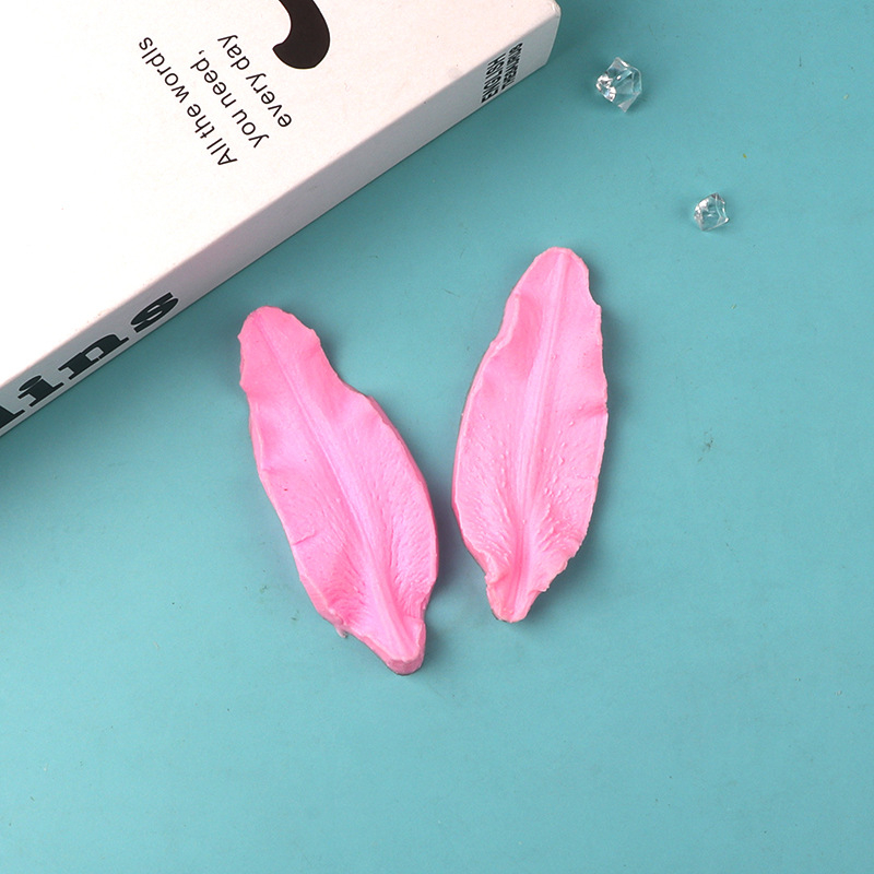 Khuôn silicon nhấn tạo hình cánh hoa ly cho hoa đất sét Nhật Bản, bánh kem