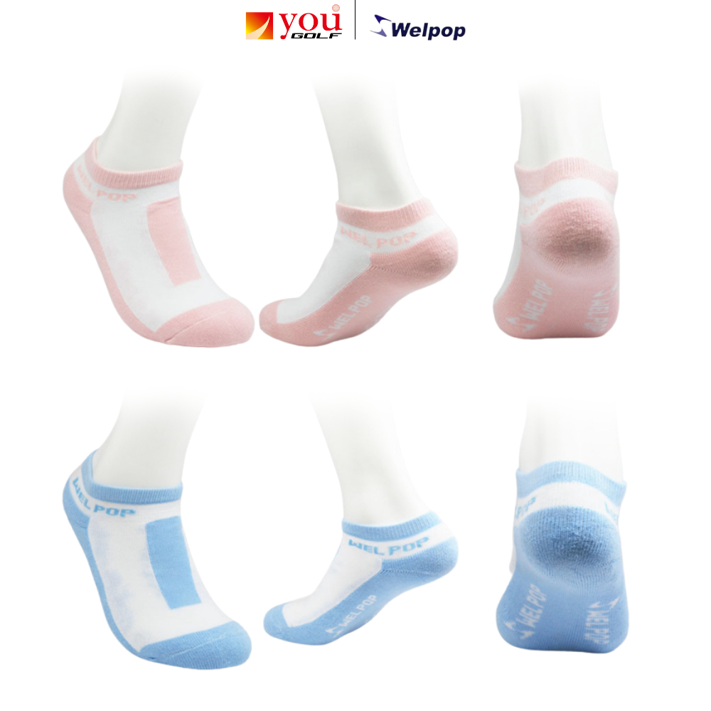 (Nội Địa Hàn) Tất Nữ Màu Xanh Hồng Pastel Cổ Ngắn