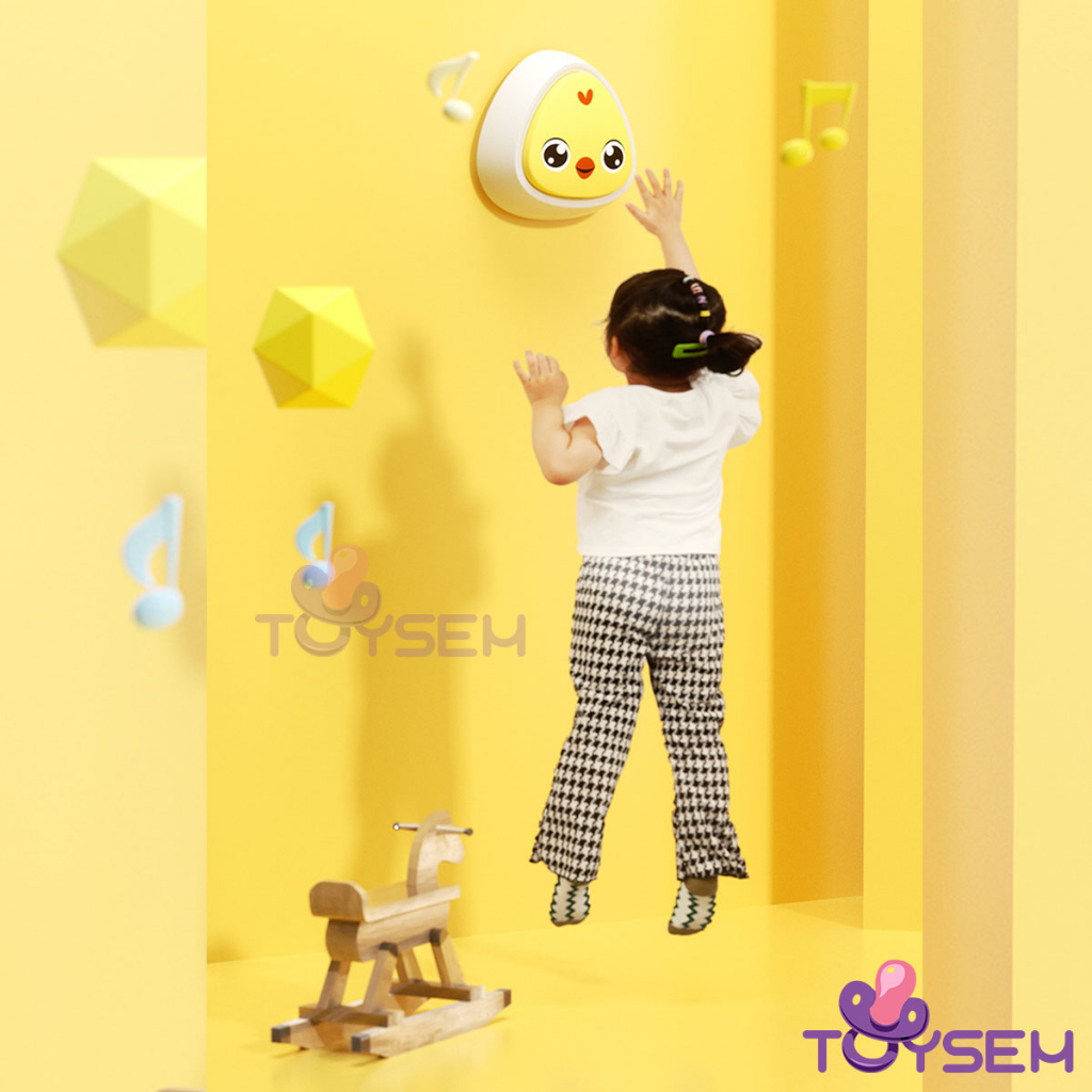 Đồ chơi chạm nhảy tăng chiều cao mẫu hoạt hình cho bé - Dụng cụ thần kỳ vui chơi thể thao dán tường