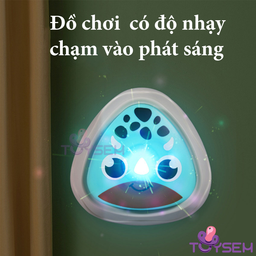 Đồ chơi chạm nhảy tăng chiều cao mẫu hoạt hình cho bé - Dụng cụ thần kỳ vui chơi thể thao dán tường