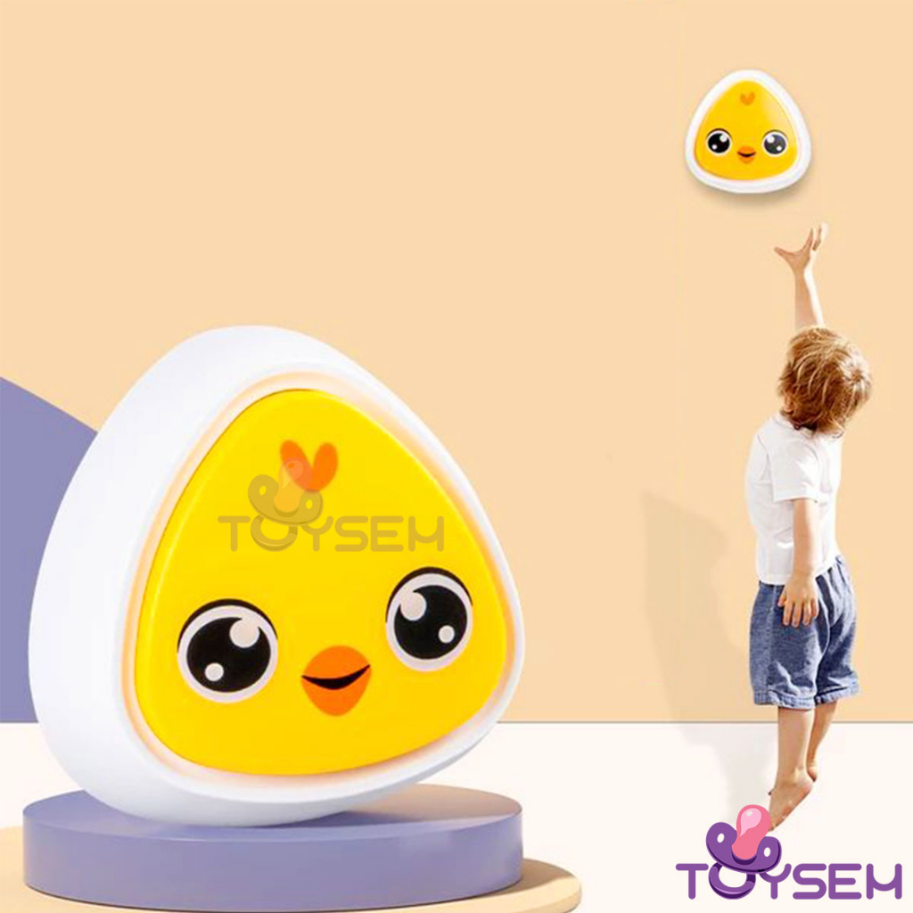 Đồ chơi chạm nhảy tăng chiều cao mẫu hoạt hình cho bé - Dụng cụ thần kỳ vui chơi thể thao dán tường