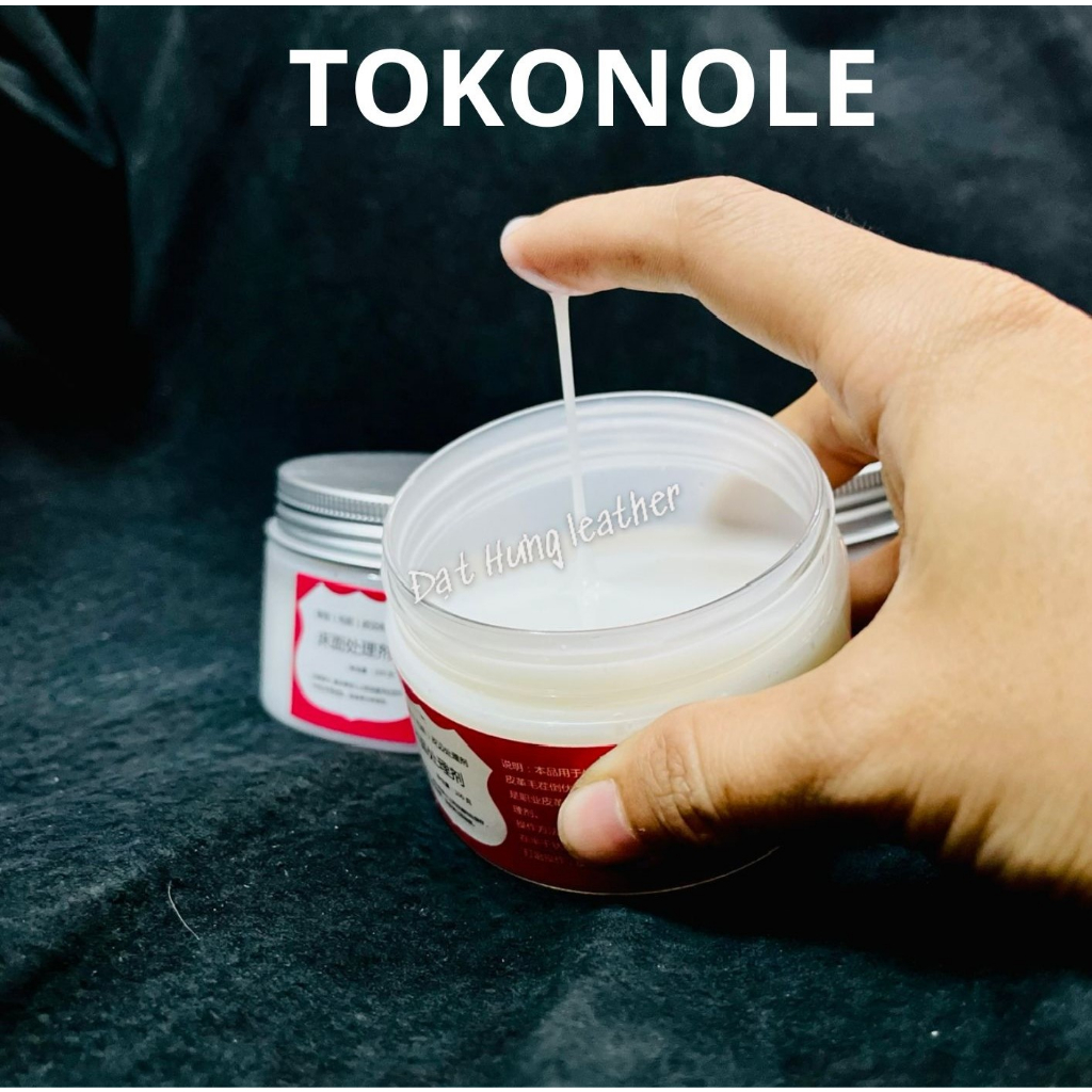 Gum đánh cạnh, xử lí mặt sau của da Tokonole- làm đồ da