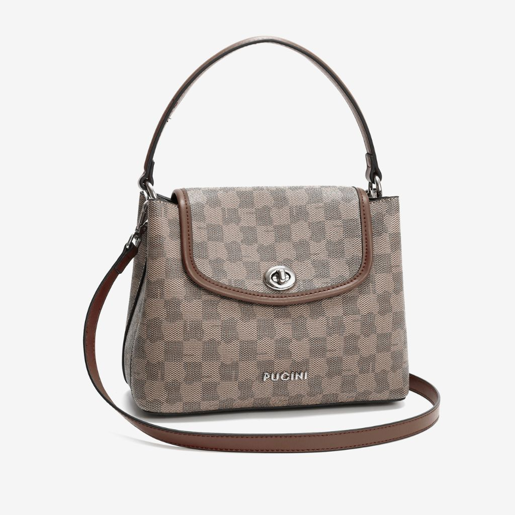 TX MONOGRAM CANVAS 68226 LIGHT - BROWN