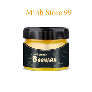 Sáp đánh bóng đồ gỗ, sáp tự nhiên làm bóng bàn ghế gỗ / sáp ong beewax đánh bóng, làm mới - minhstore99c1c6s