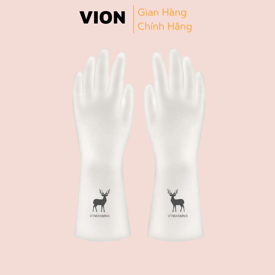 Găng Tay Rửa Chén Cao Su Găng Tay Rửa Bác Siêu Dai Chống Ăn Mòn Bảo Vệ Đôi tay Của Bạn VION