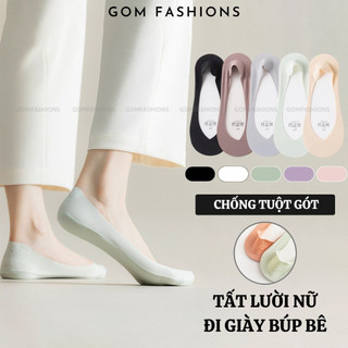 Vớ lười nữ đi giày cao gót GOMTAT có đệm cao su chống tuột, chất liệu cotton êm chân hút ẩm tốt  -SUX-1103