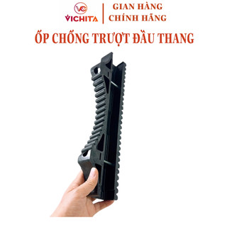 Ốp chống trượt thang nhôm rút đơn - ốp cao su chống trượt cho thang rút đơn leo trụ điện