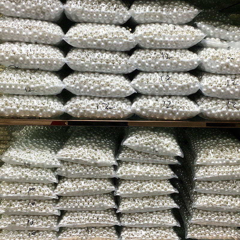 Hạt Giả Trai có lỗ Cao Cấp Trang Trí Thủ Công  - Nguyên liệu Làm Thủ công H19