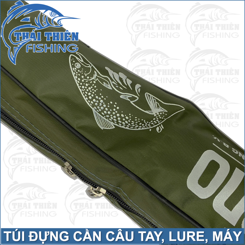 Túi Đựng Cần Câu Tay, Lure, Máy Shinano Có Chống Thấm, Dây Đeo, Quai Xách